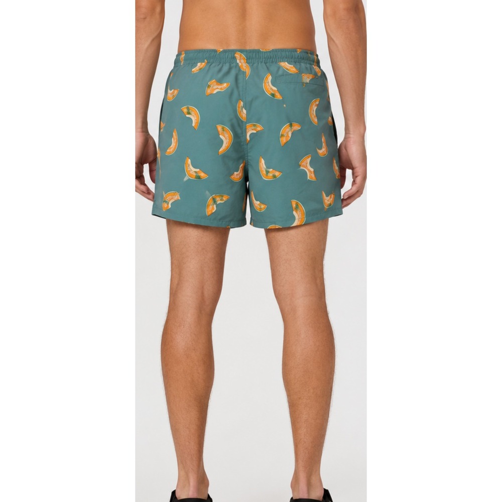 Patagonia Baggies‎ Lights Mens Medium Retired Mellow Melon Print Swim Shorts -M